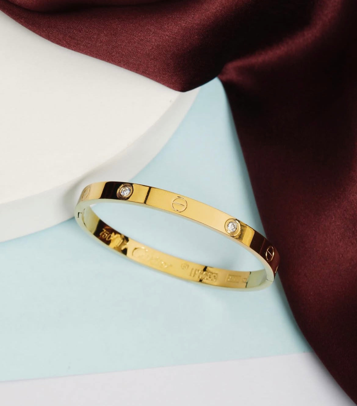 Anaya Anti tarnish golden bracelet for women and girls