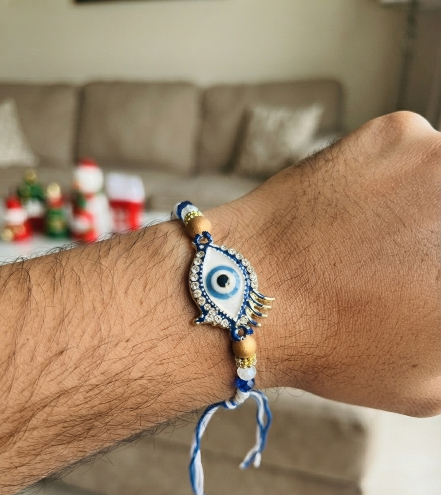 Evil eye rakhi for brother