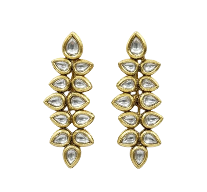 Kalyan kundan earrings