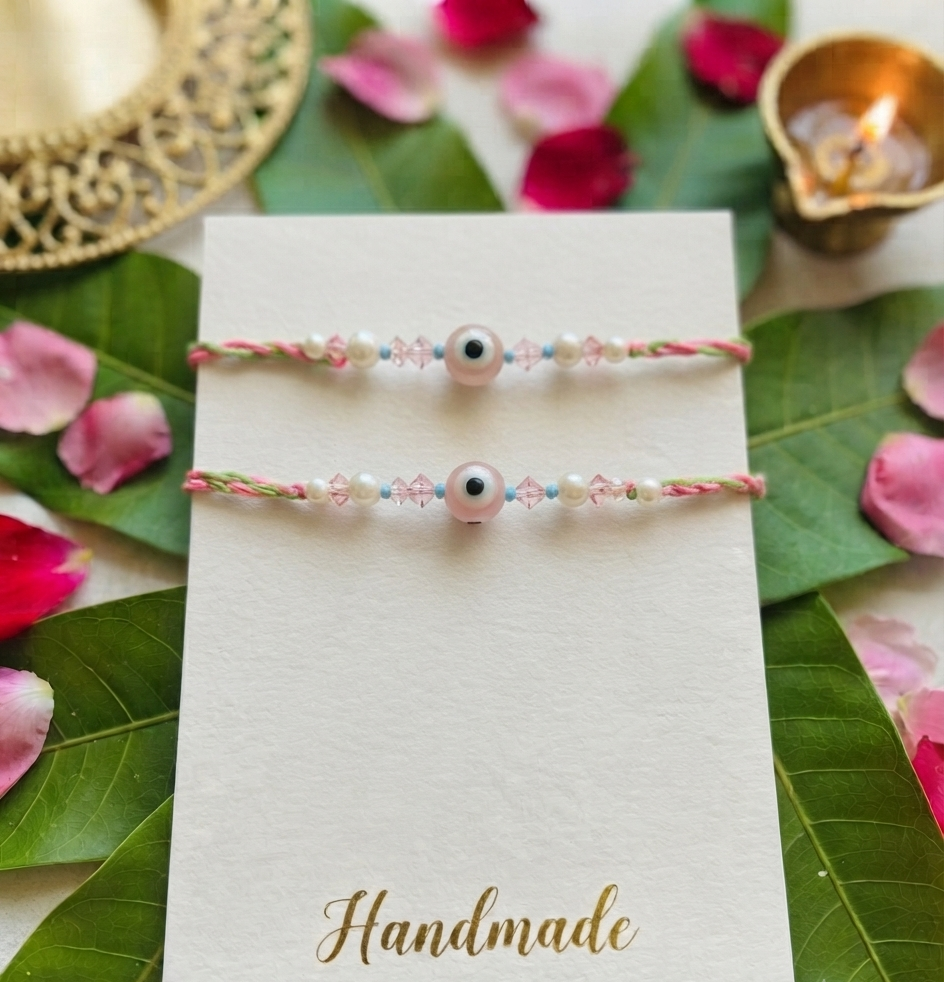 Pack of 2 evil eye rakhis for brother| Rakhis for bhai| Rakhi Combo