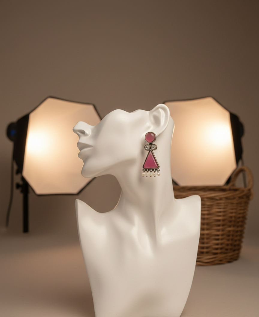 Ananya Statement Drop Earrings