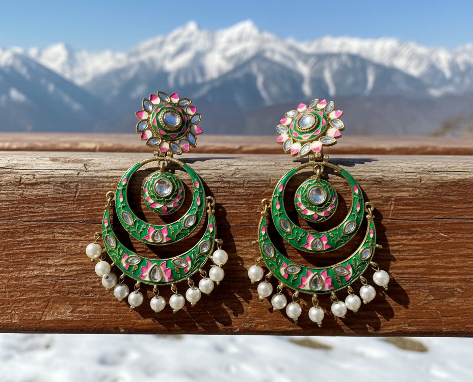 Hareem Meenakari Chandbalis