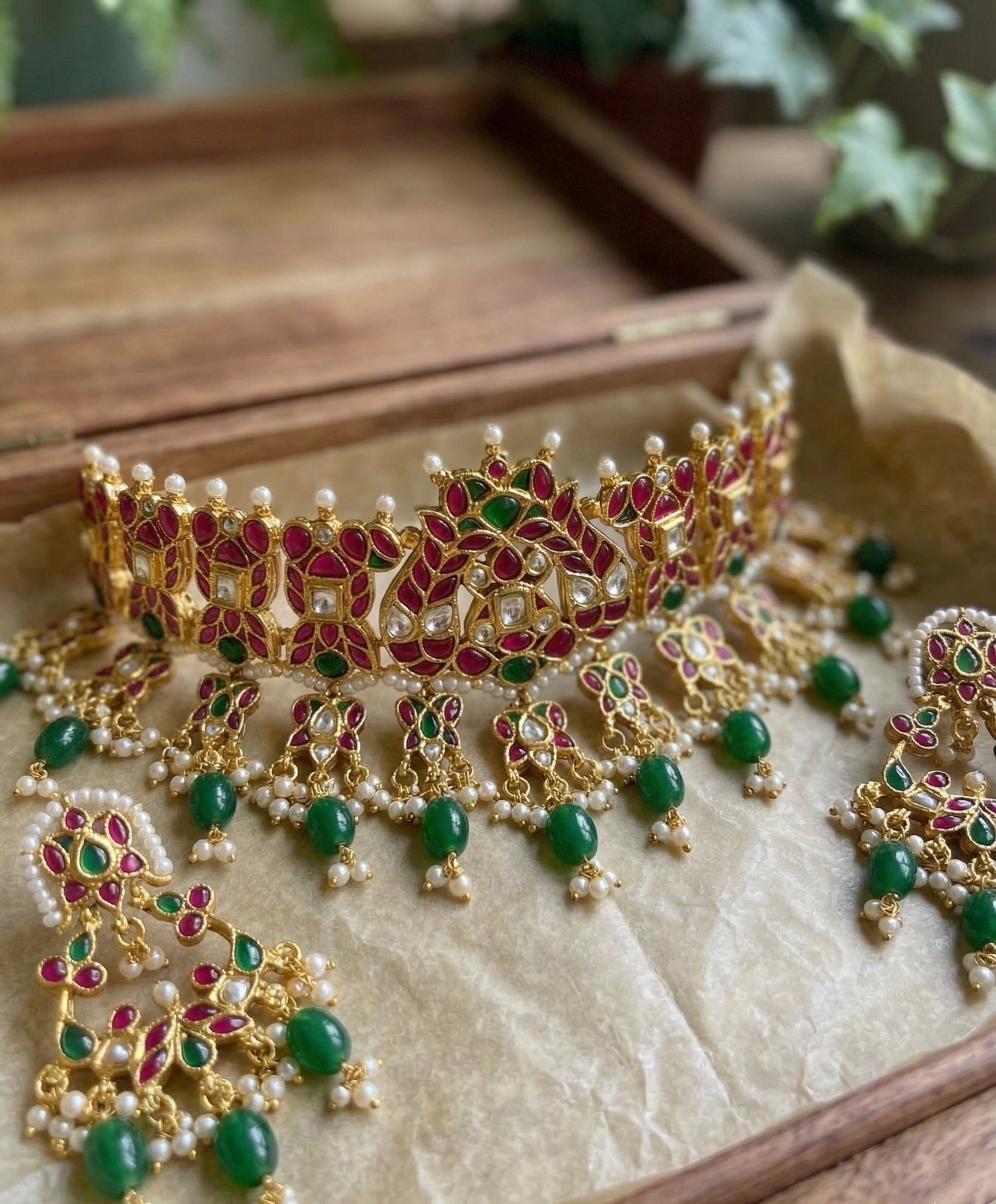 Kripa jadau necklace set