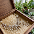 Pushpa semi bridal polki necklace
