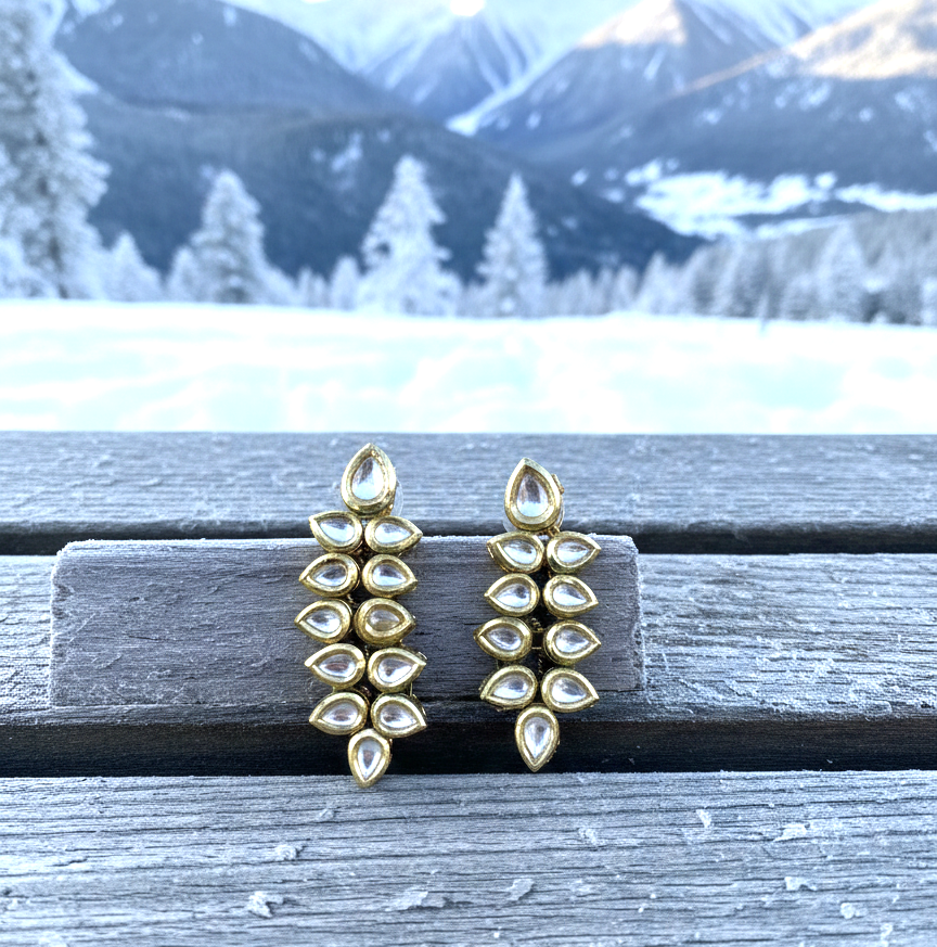 Kalyan kundan earrings