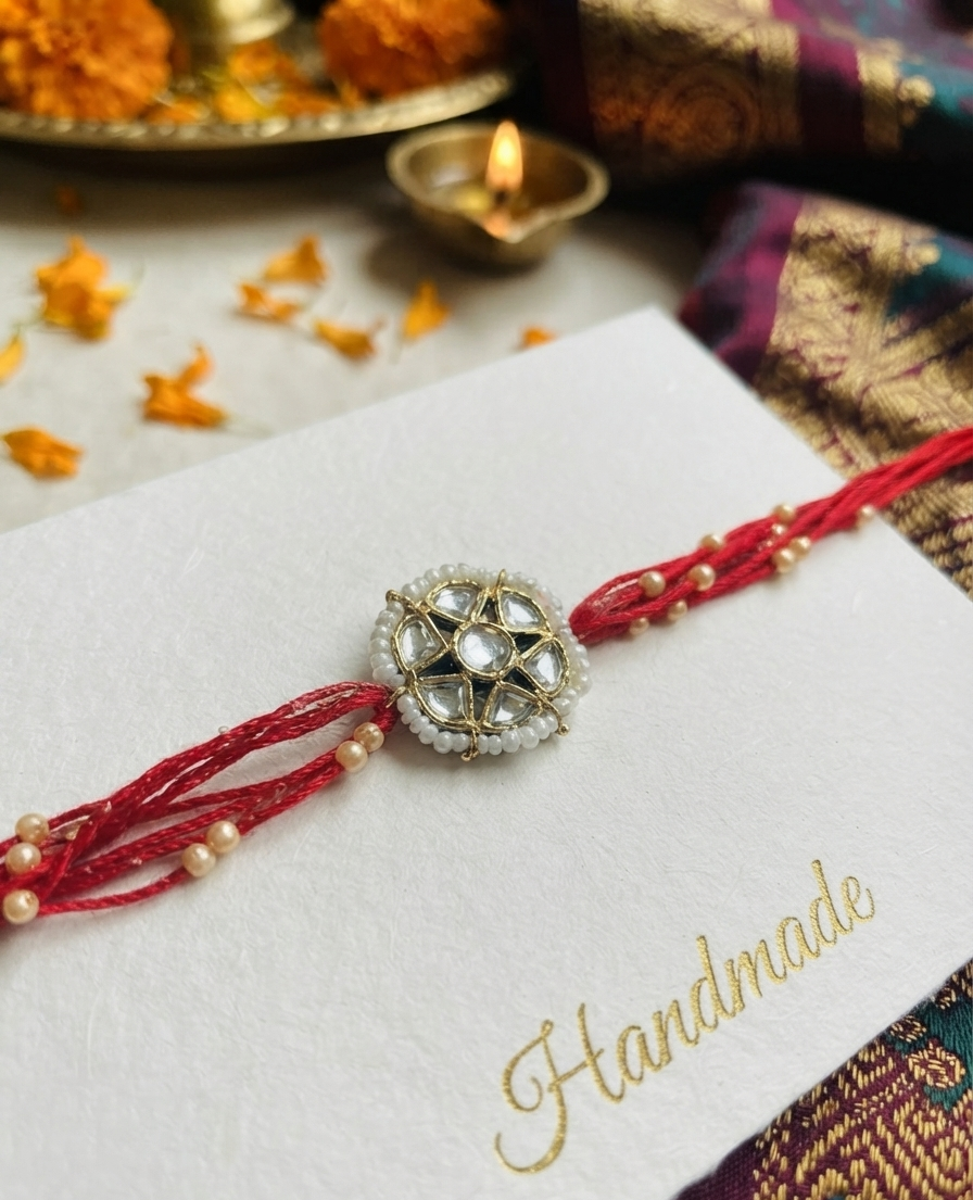 Premium Rakhi Collection for Brother| Designer Rakhi| Kundan Rakhi for Bhai