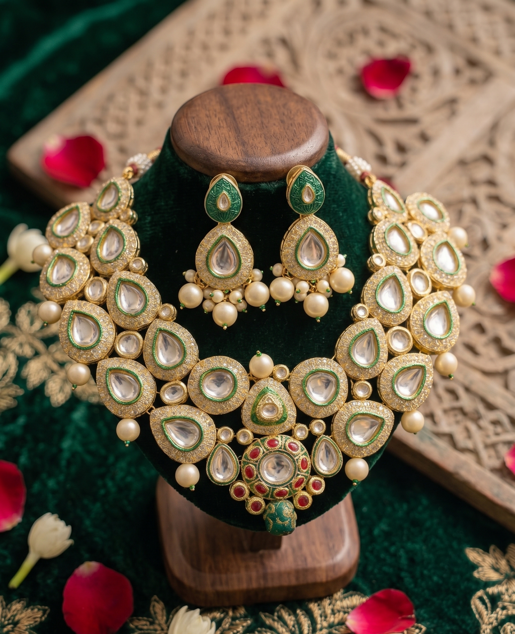 Mohini kundan bridal set