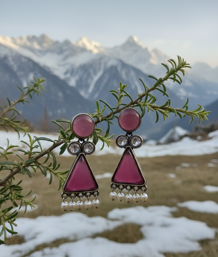 Ananya Statement Drop Earrings