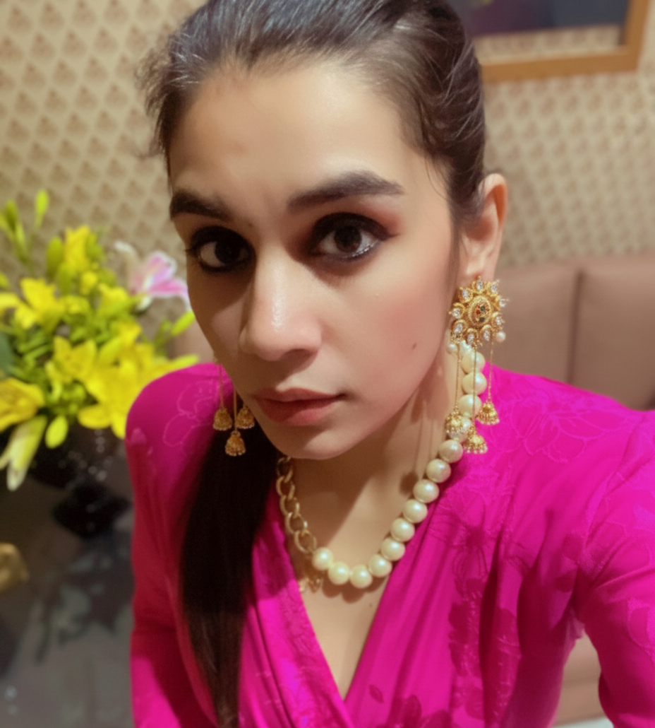 Chandrika Brass Jhumar Earrings