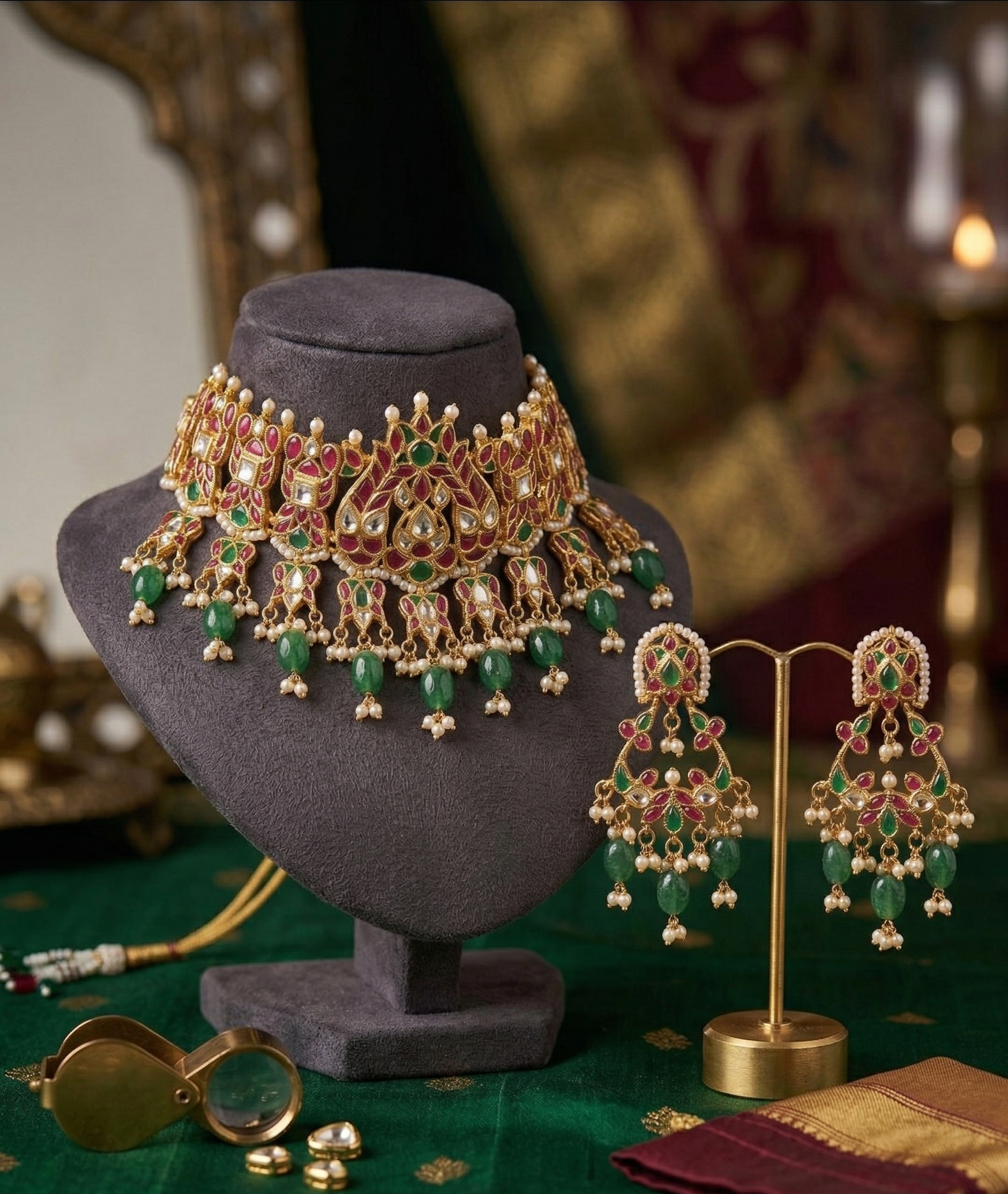Kripa jadau necklace set