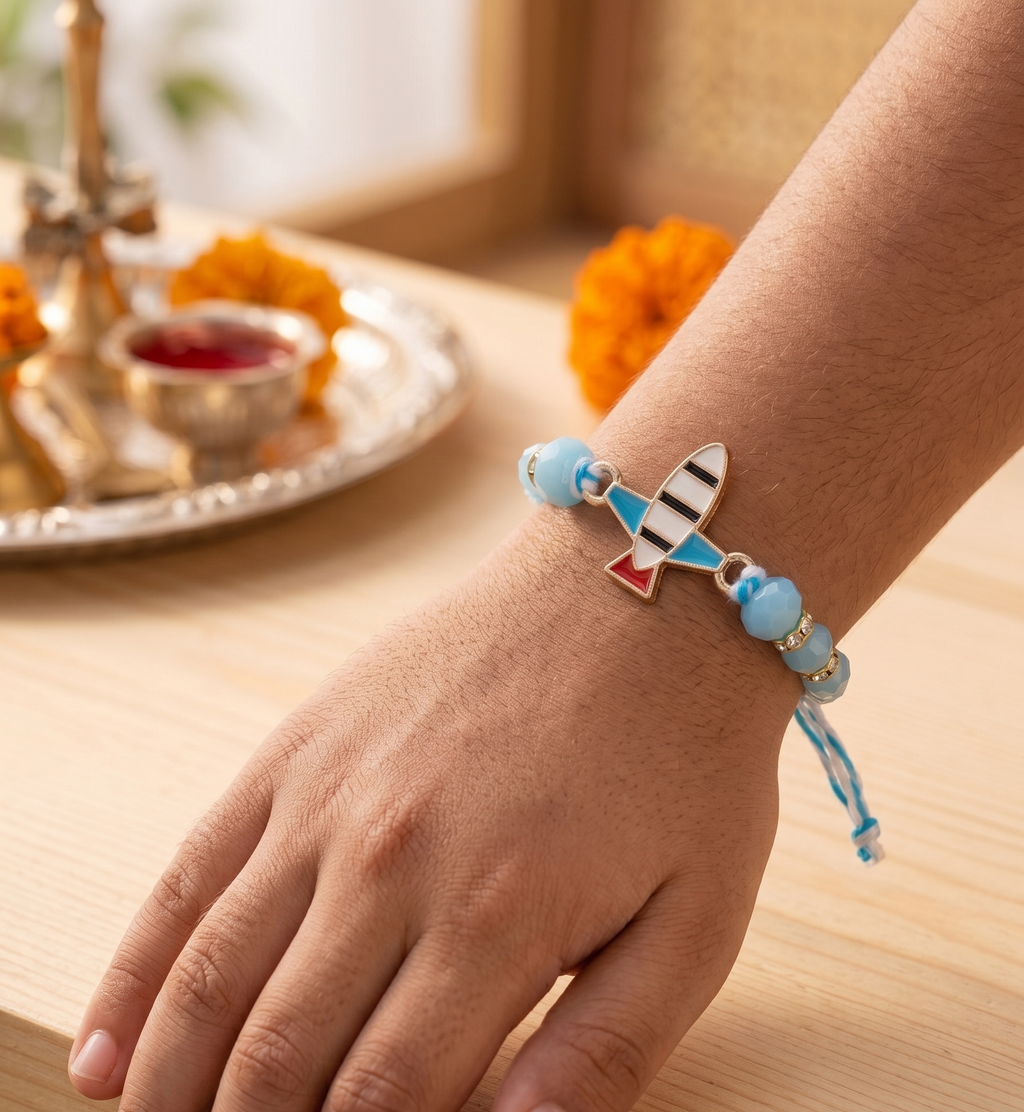 Pooh and Aeroplane Combo rakhis | Rakhi Combo