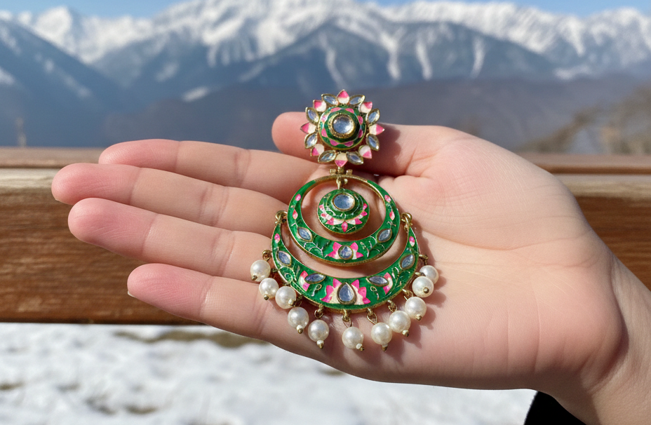 Hareem Meenakari Chandbalis