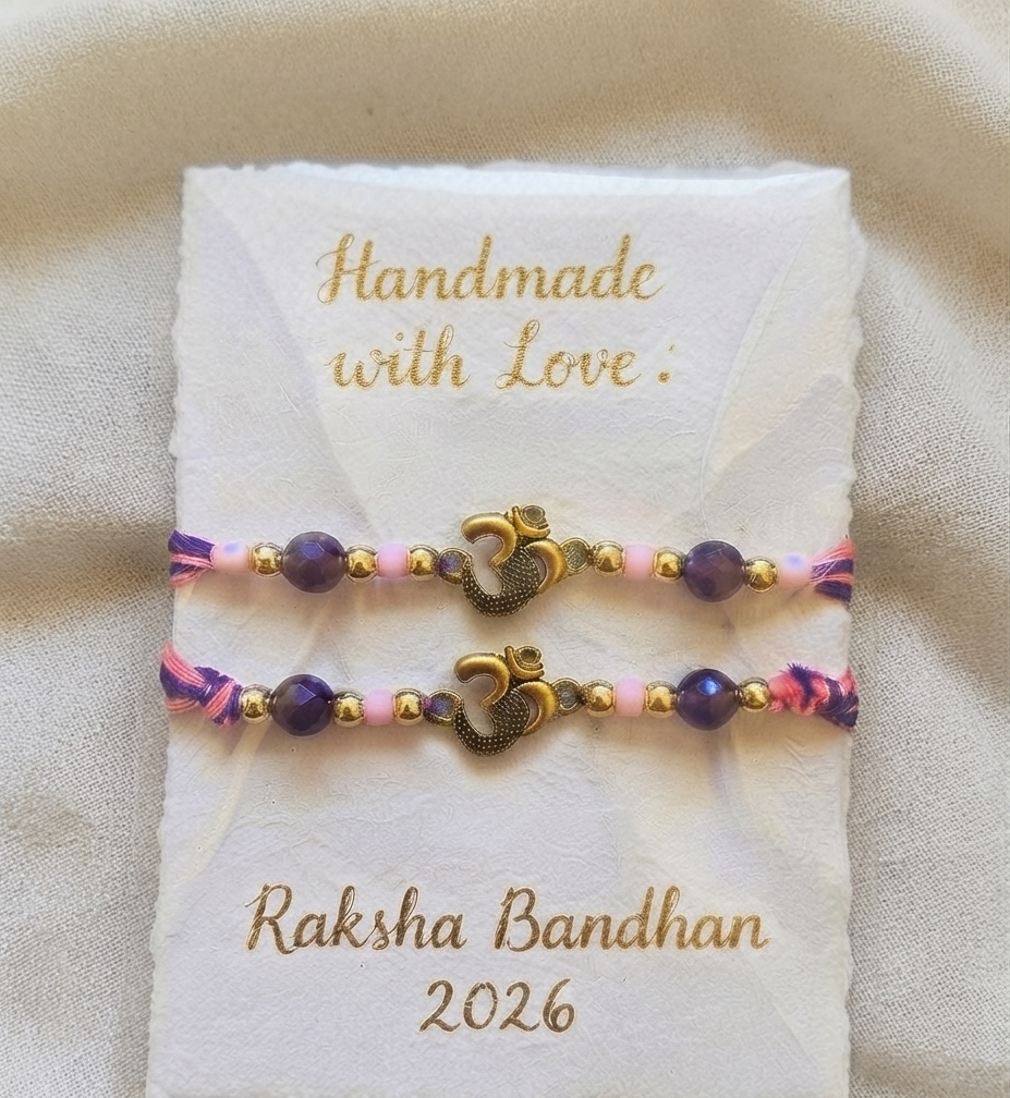 Om Rakhi for brother| Pack of 5 rakhis