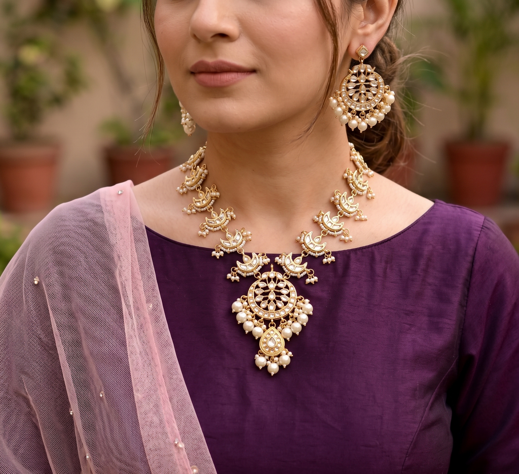 Meenakshi long necklace set