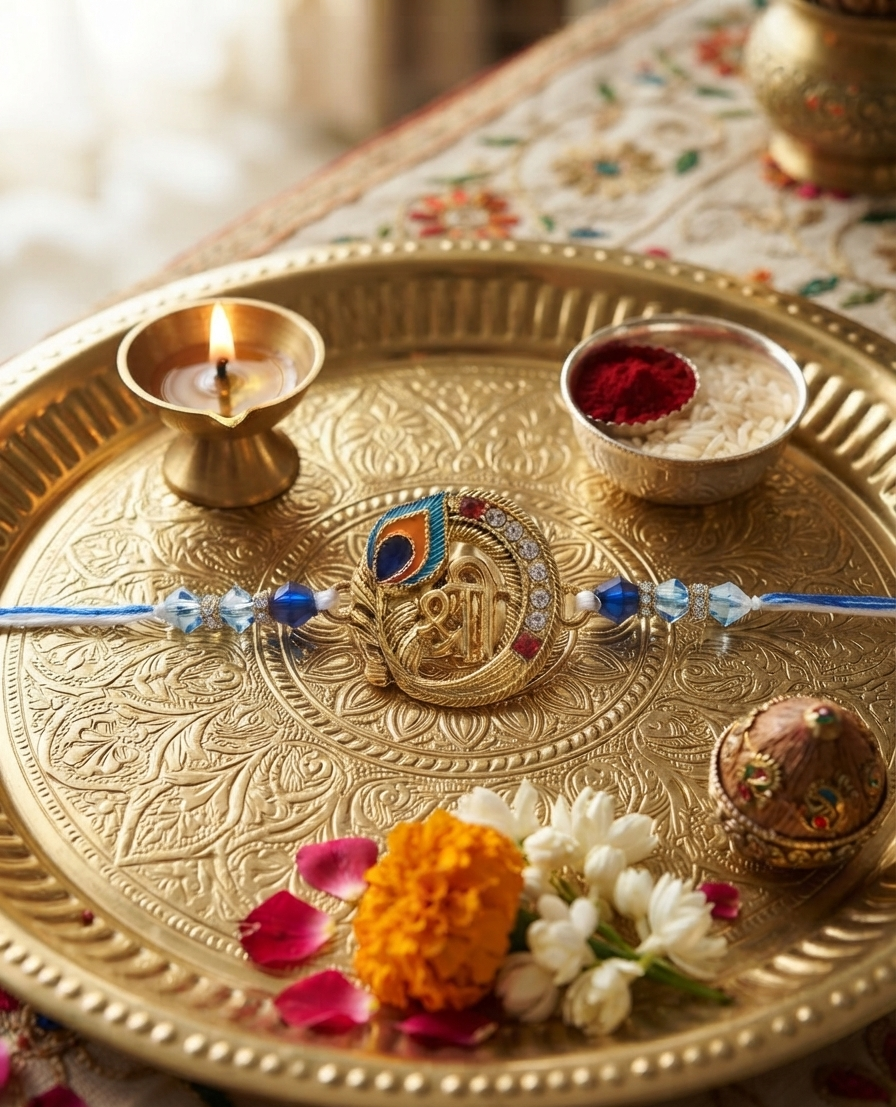 Jai Shri Krishna Rakhi for Brother | Religious Rakhi for Bhai