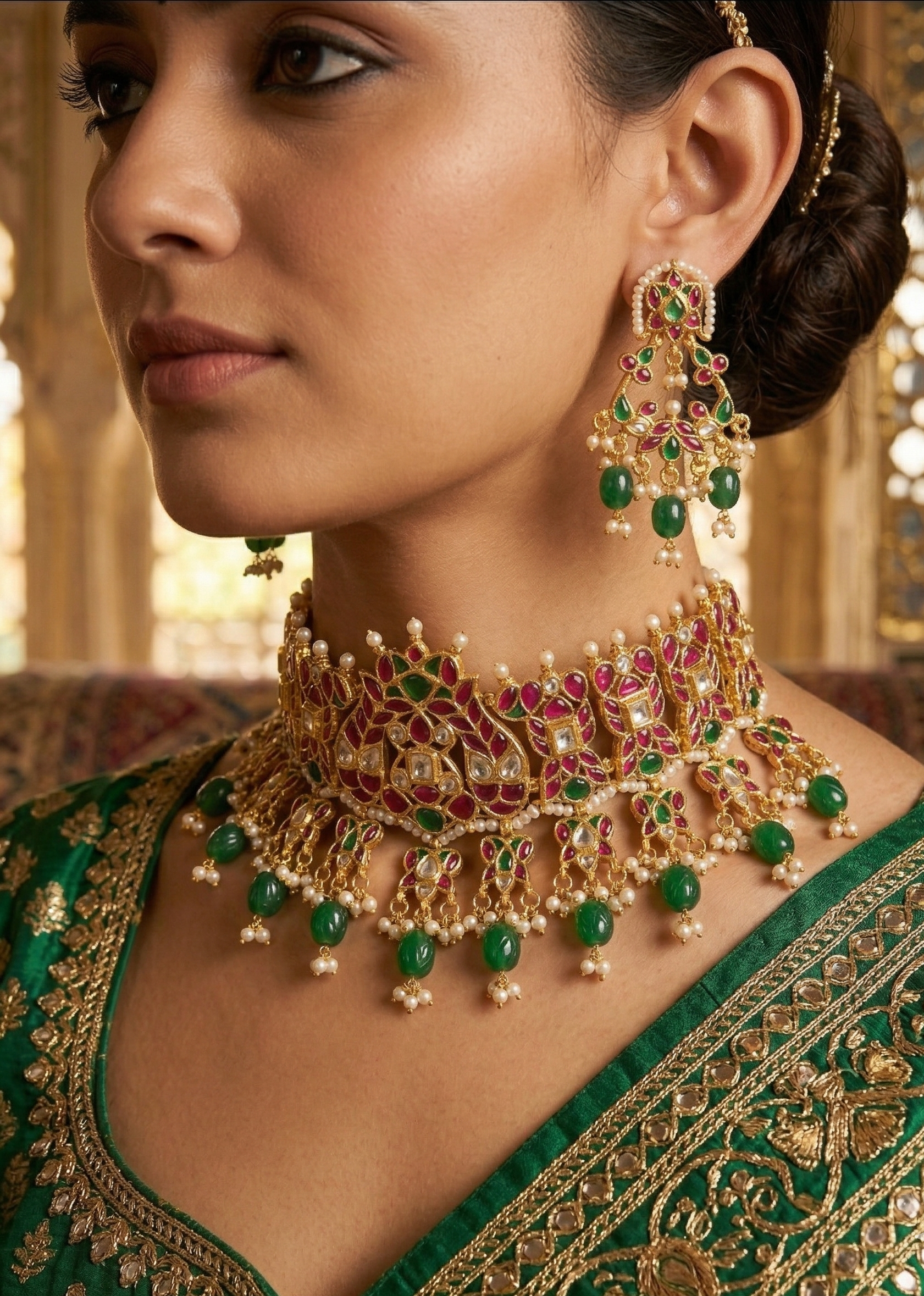 Kripa jadau necklace set