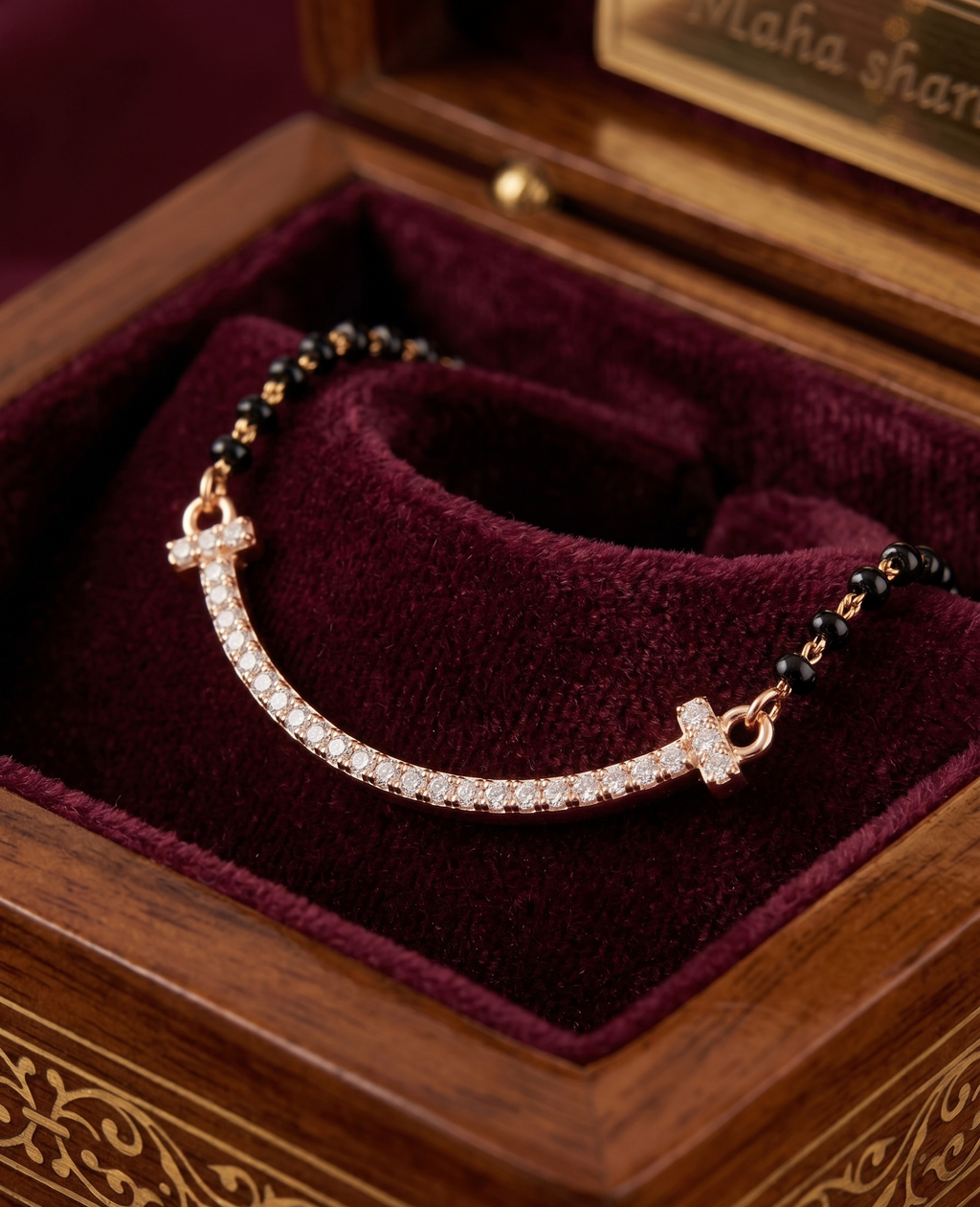 Tara N Tripti Designs - TNT AD Mangalsutra for Women, AD necklace