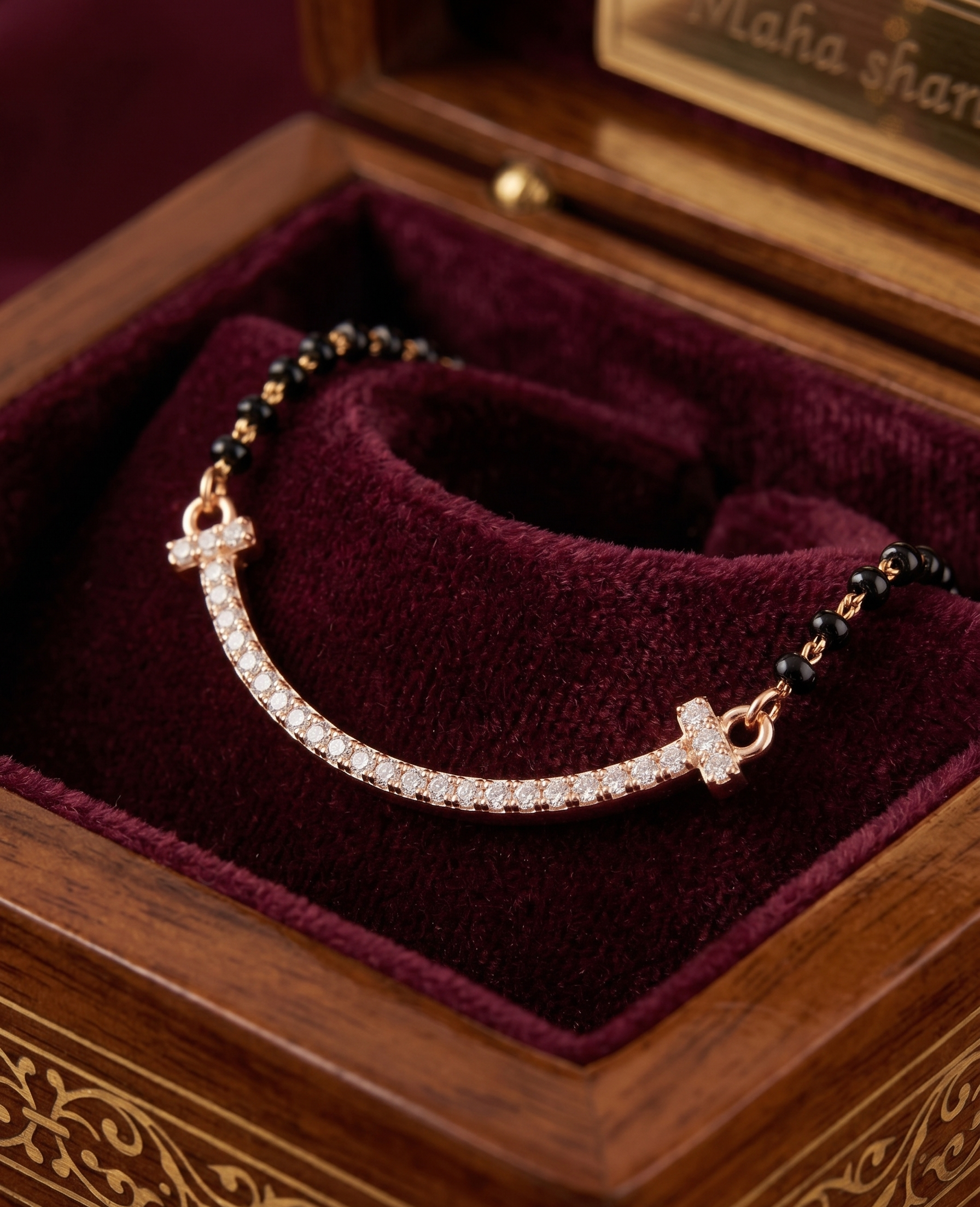 Tara N Tripti Designs - TNT AD Mangalsutra for Women, AD necklace