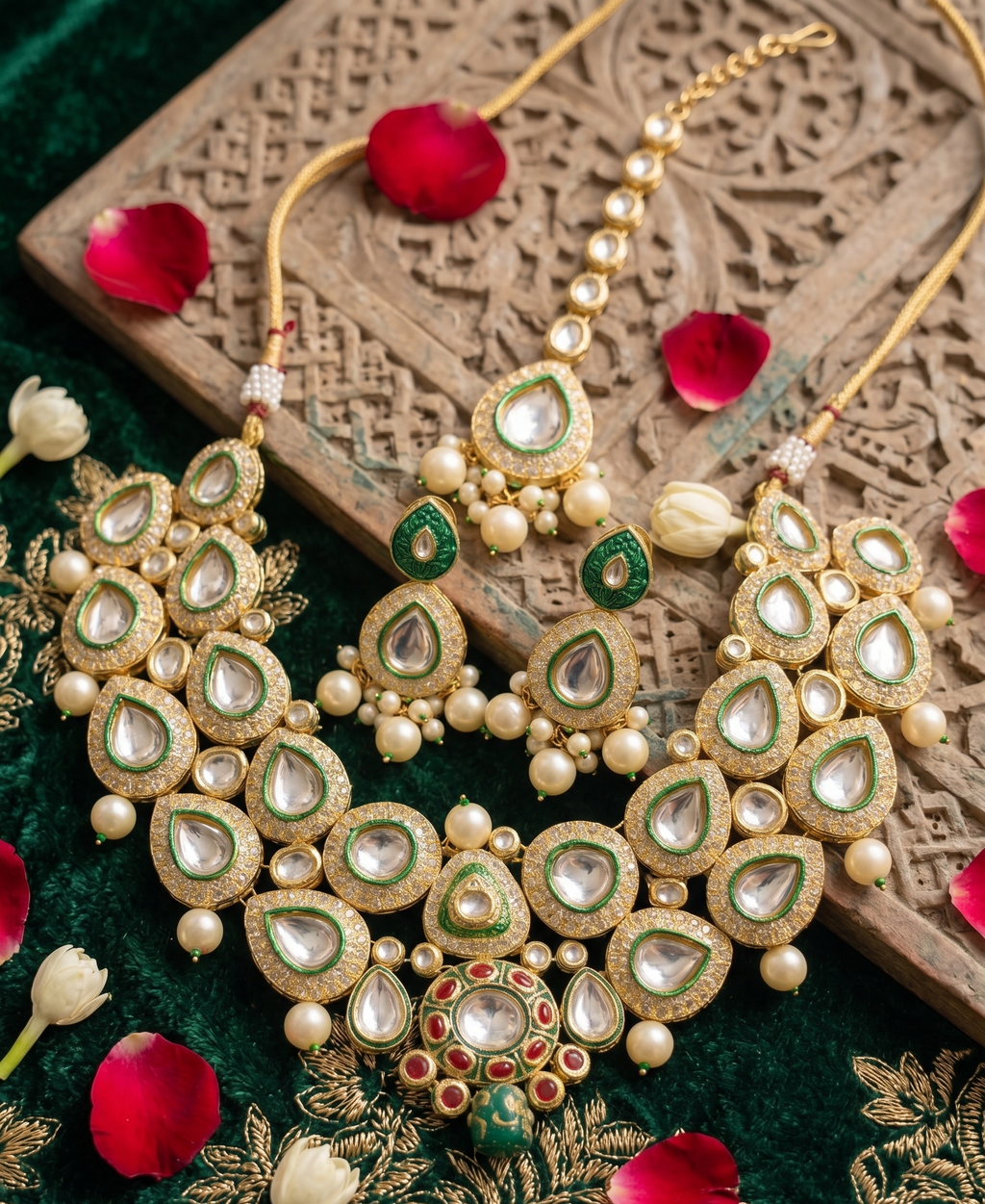 Mohini kundan bridal set