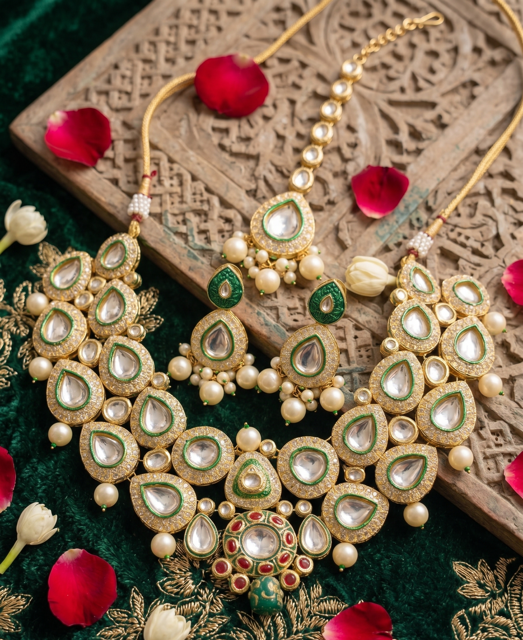 Mohini kundan bridal set