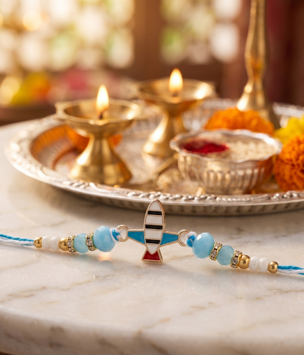 Pooh and Aeroplane Combo rakhis | Rakhi Combo