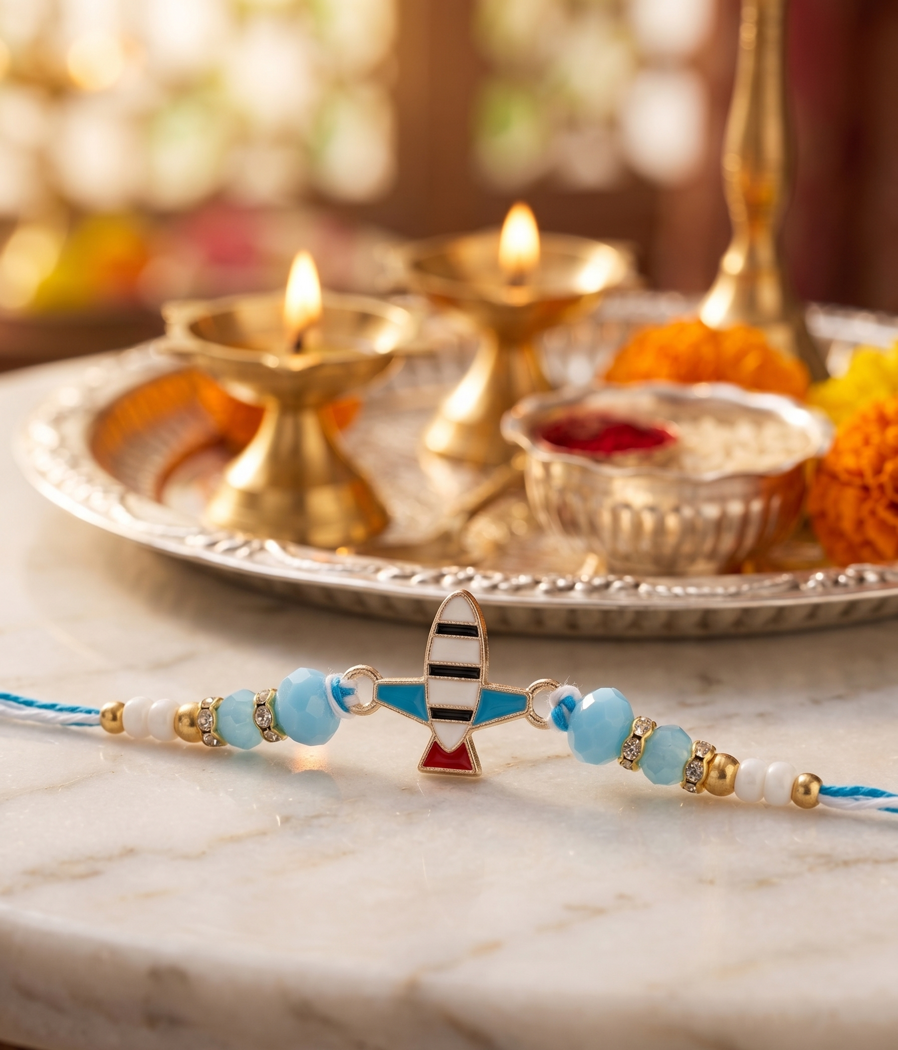 Pooh and Aeroplane Combo rakhis | Rakhi Combo