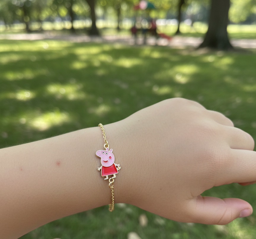 Peppa pig combo for kids- Necklace and bracelet