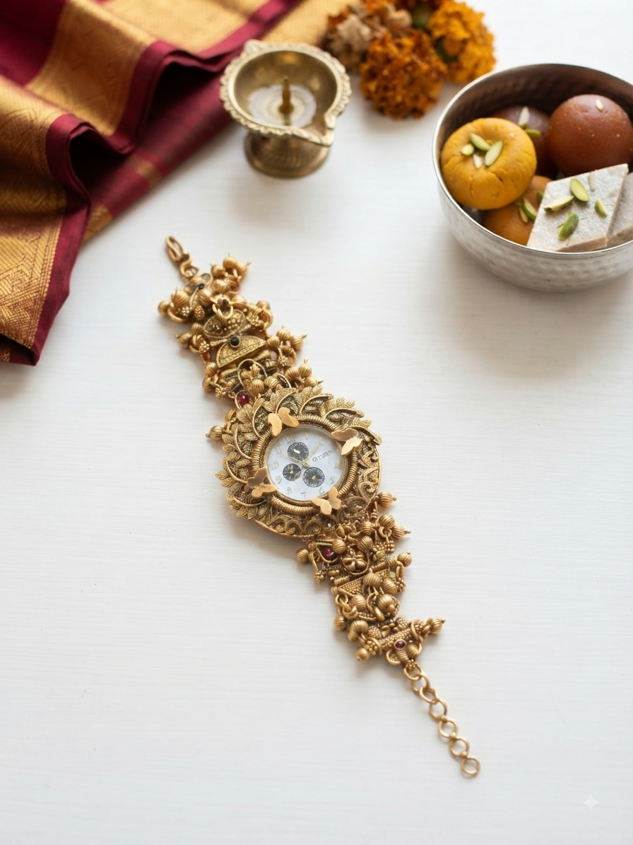 Watch bracelets for women or bhabhi| Heritage watch bracelets - Design 1