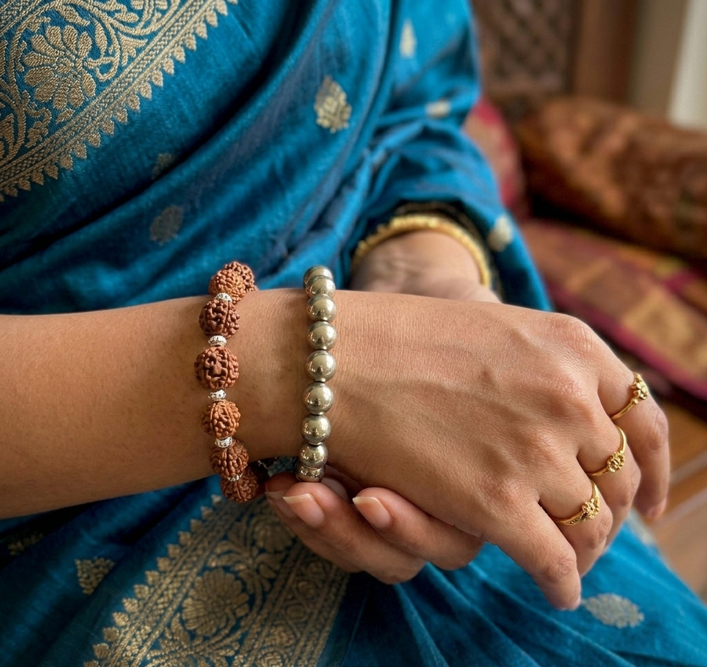 Pyrite crystal bracelet- The Money Magnet