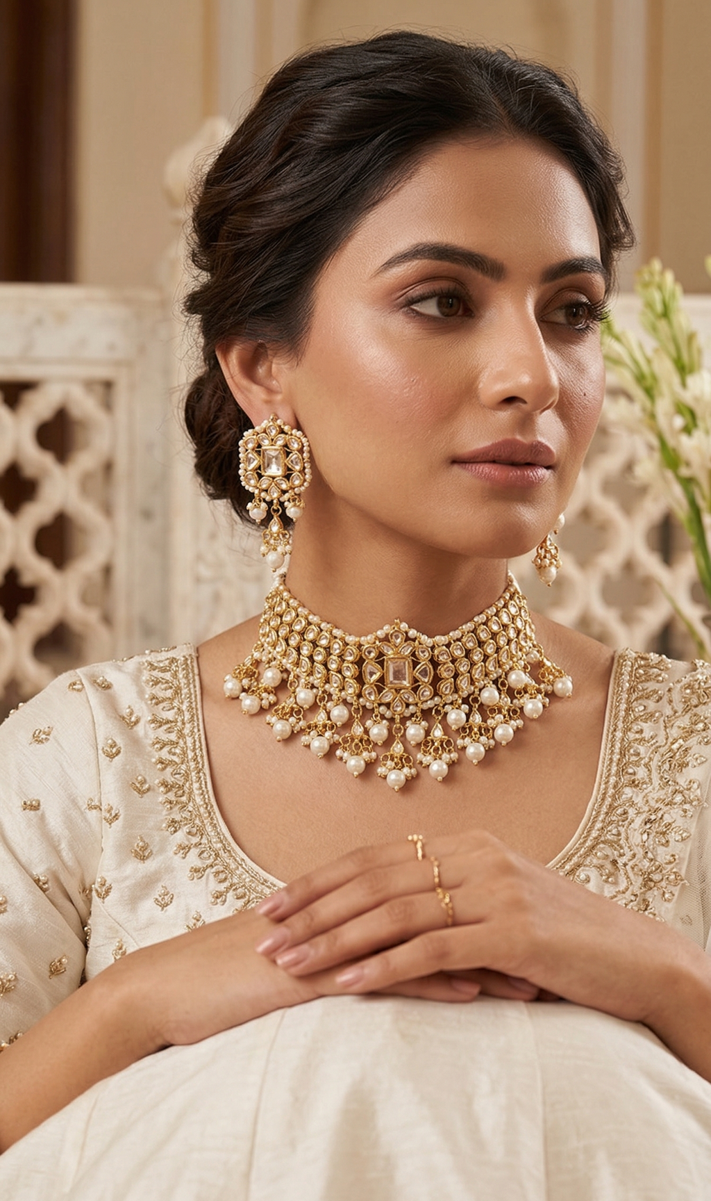 Raanjhan choker necklace set