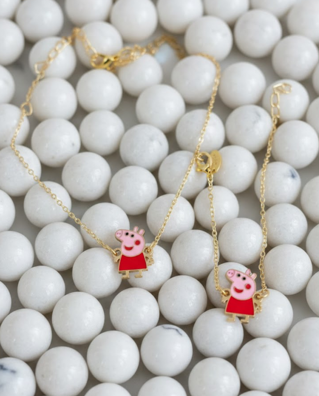Peppa pig combo for kids- Necklace and bracelet