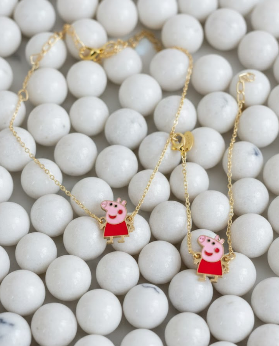 Peppa pig combo for kids- Necklace and bracelet