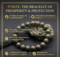 Pyrite crystal bracelet- The Money Magnet