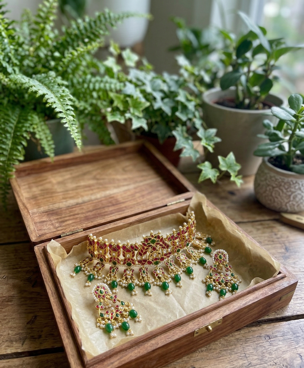 Kripa jadau necklace set
