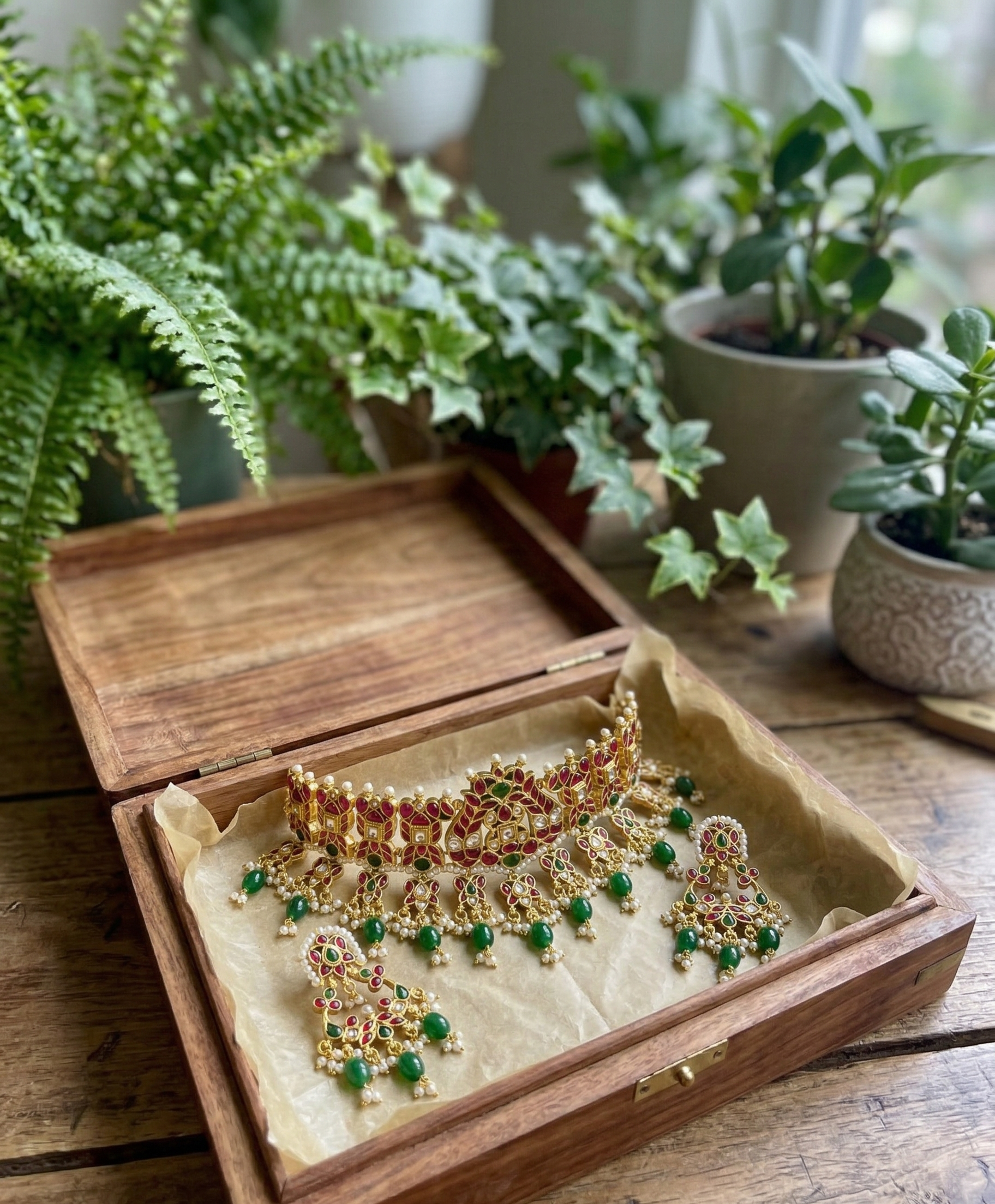 Kripa jadau necklace set