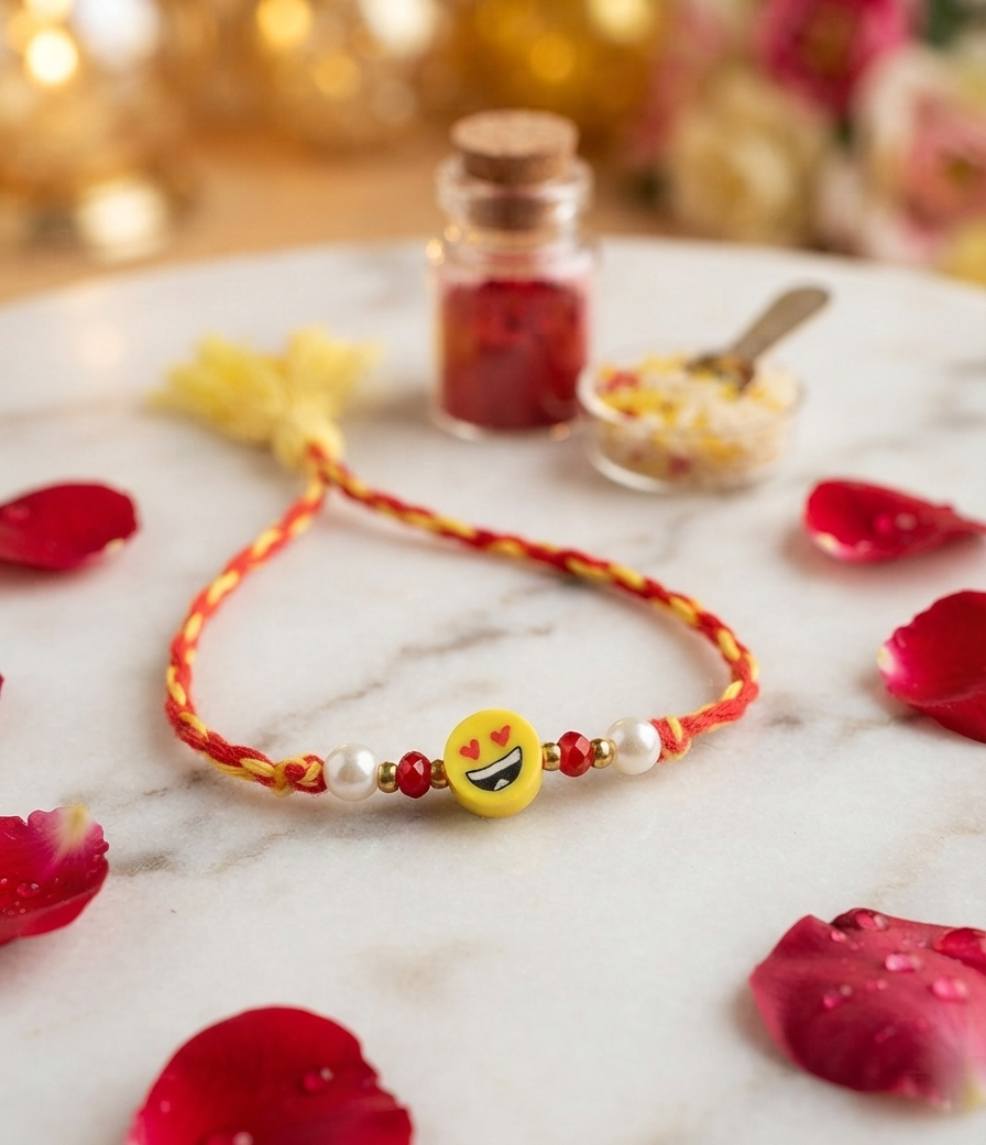 Kids Smiley Rakhi | Pack of 3