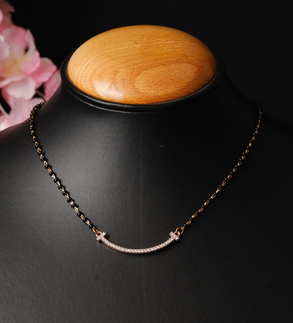 Tara N Tripti Designs - TNT AD Mangalsutra for Women, AD necklace