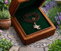 Tara N Tripti Designs - TNT AD Star Mangalsutra for Women, Golden AD star necklace