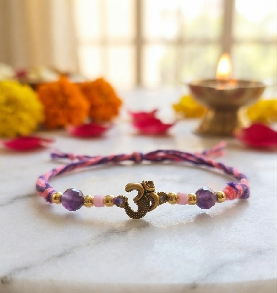 Om Rakhi for brother| Pack of 5 rakhis