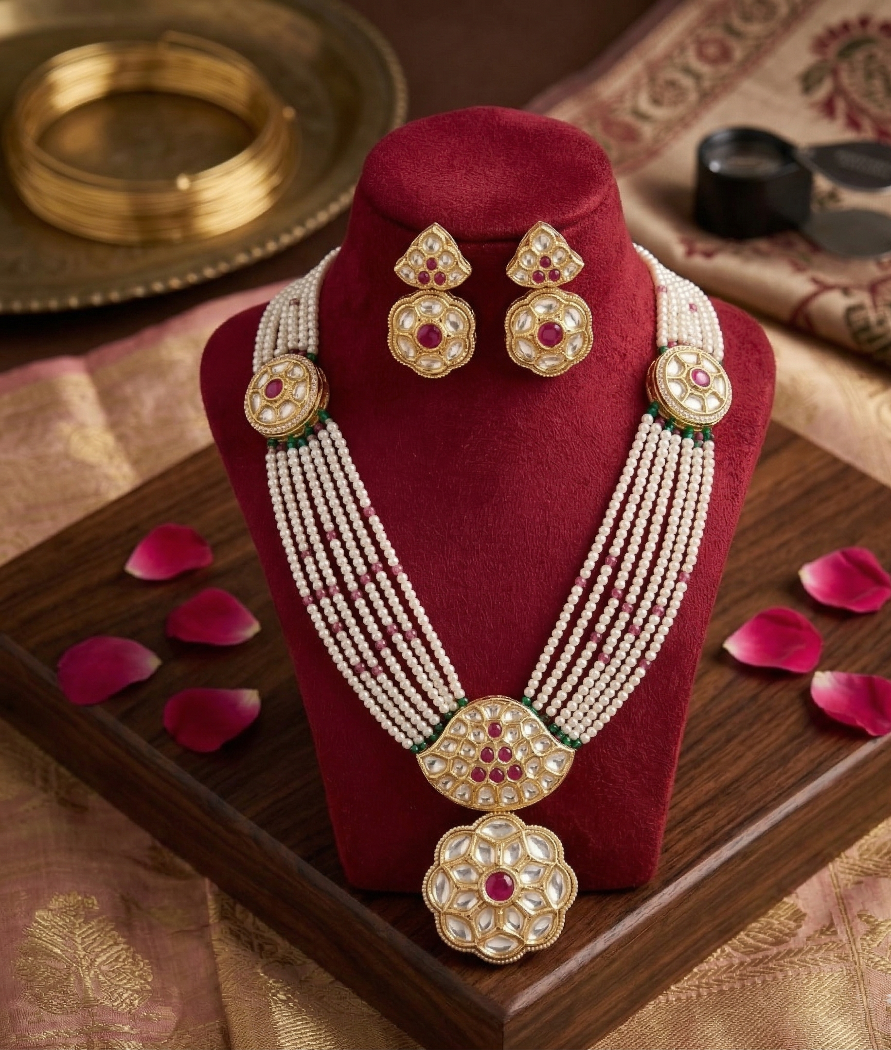 Samay kundan necklace set