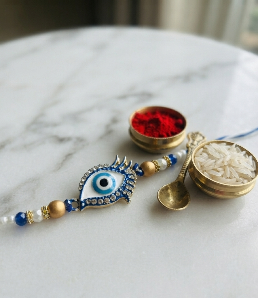 Evil eye rakhi for brother