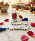 Love rakhi for brothers | Silver color rakhi for brothers