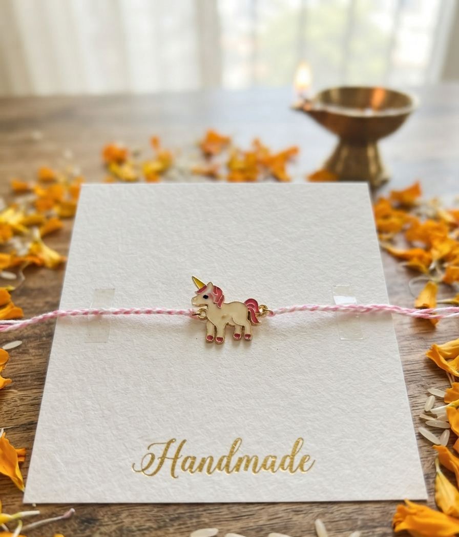 Unicorn Rakhi for Kids | Unisex Rakhi | Cartoon Character for Kids | Rakhi for Tiny Hands