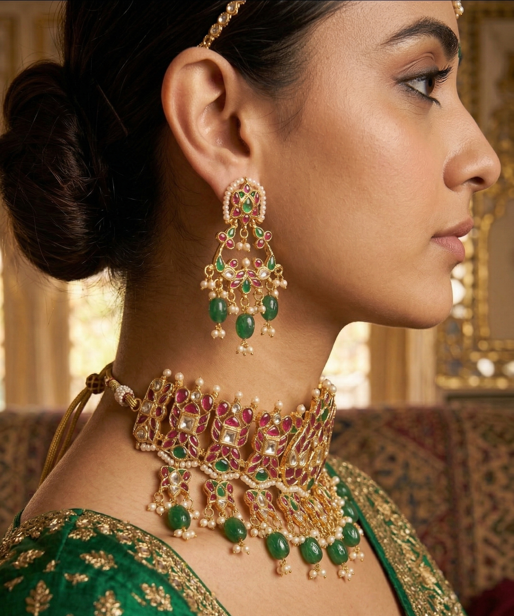 Kripa jadau necklace set