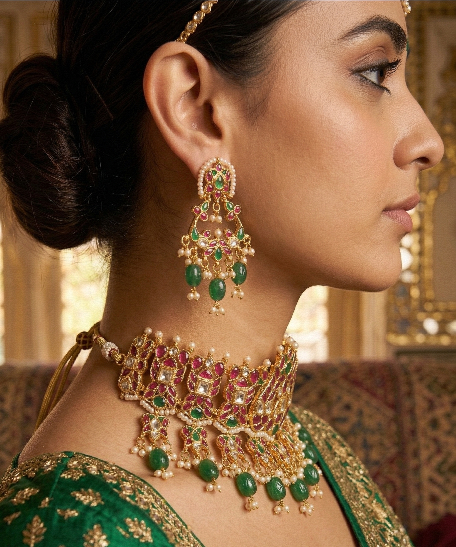 Kripa jadau necklace set