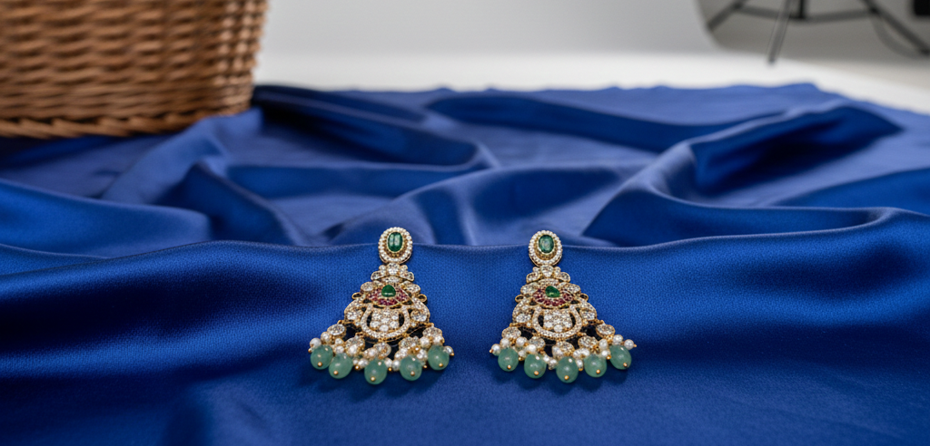 Madhulika AD stone earrings