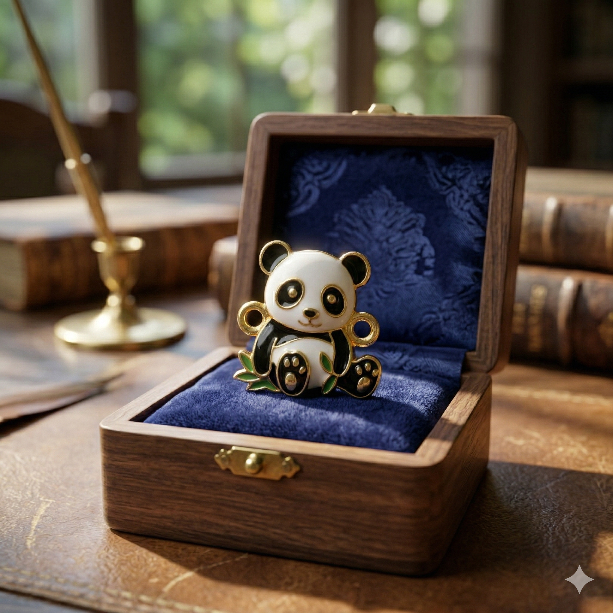 Panda Charms for Jewellery making | Metal charms | DIY Jewellery Making - Pack of 5 charms