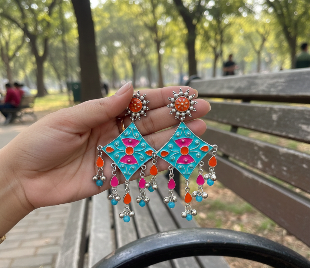 Amrapali chandbali earrings for women