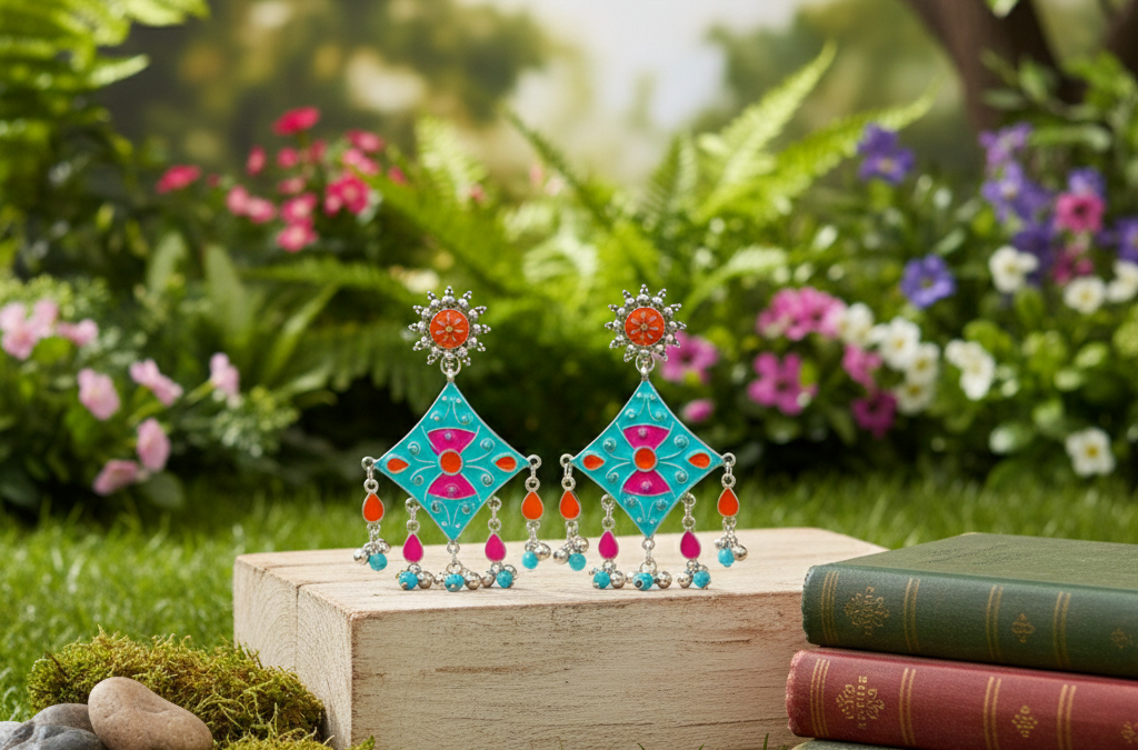 Amrapali chandbali earrings for women