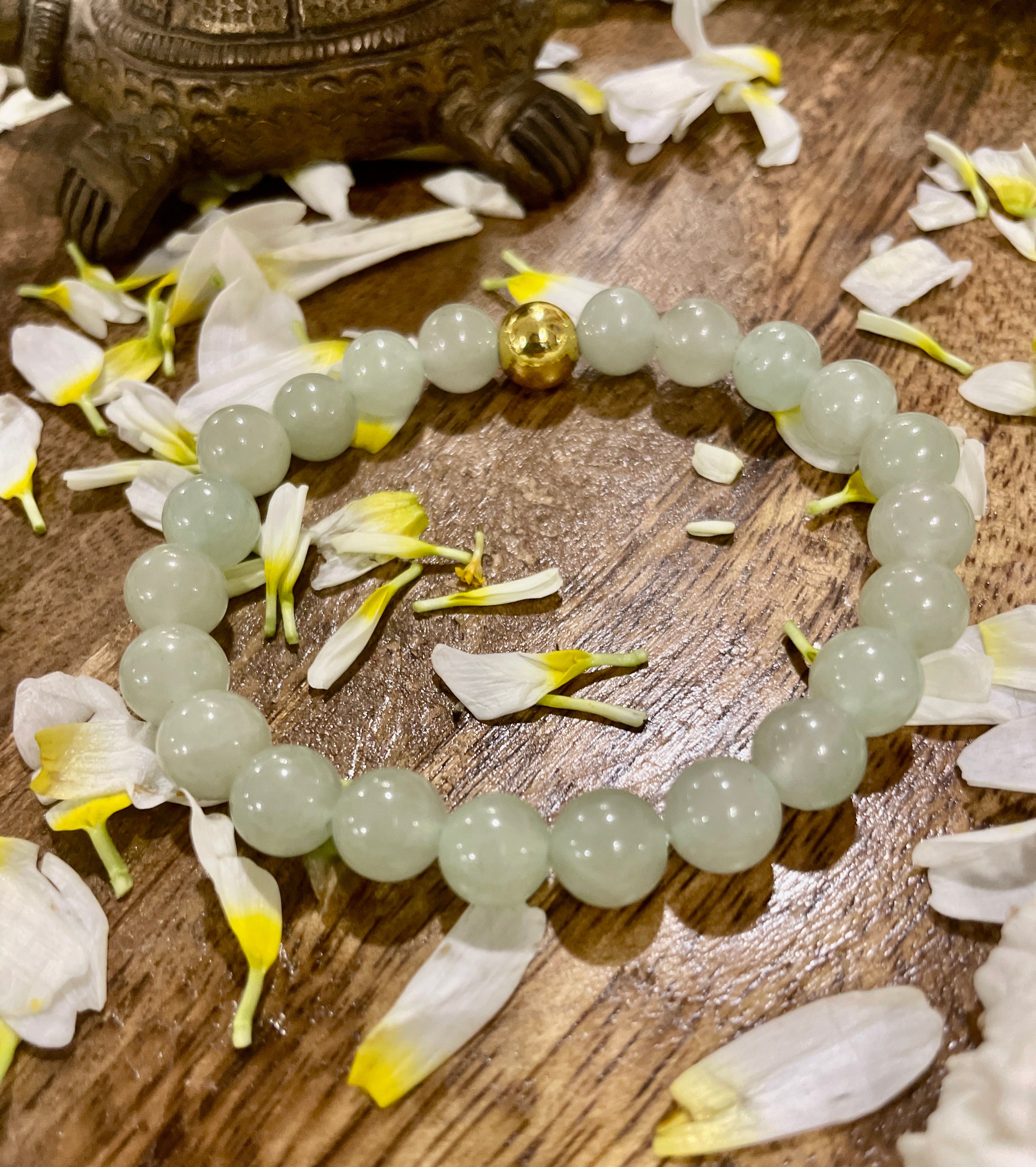 Green Aventurine crystal bracelet - The lucky crystal